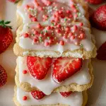 Strawberry Pop Tart Sugar Cookies