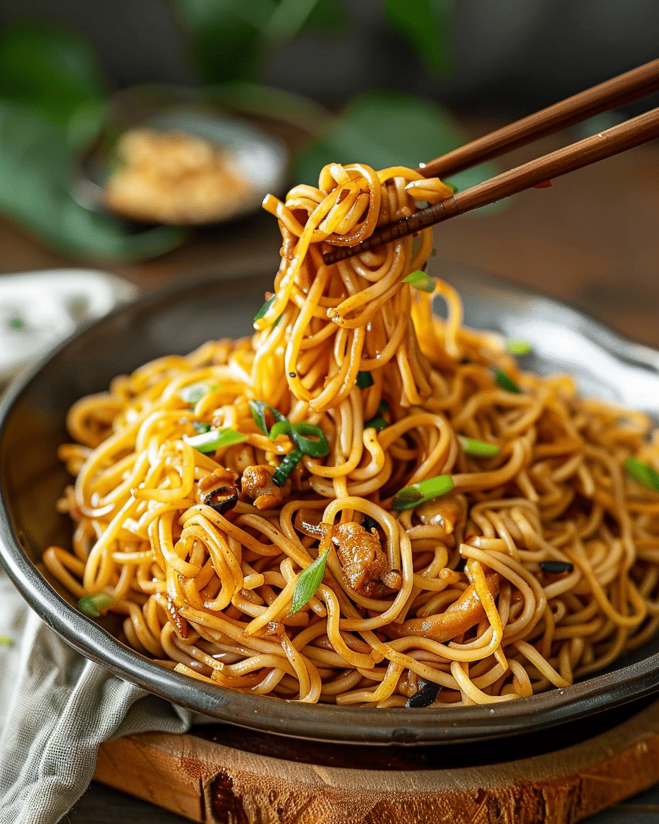 10-Minute Pan Fried Noodles
