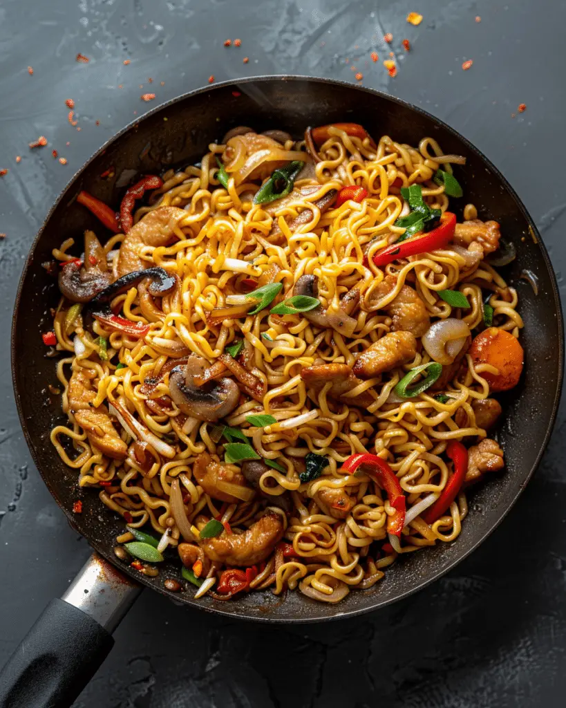10-Minute Pan Fried Noodles