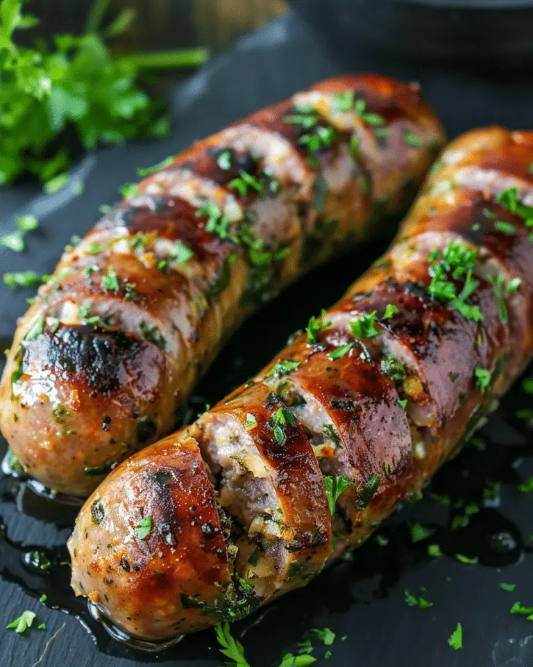 Stuffed Italian Sausage