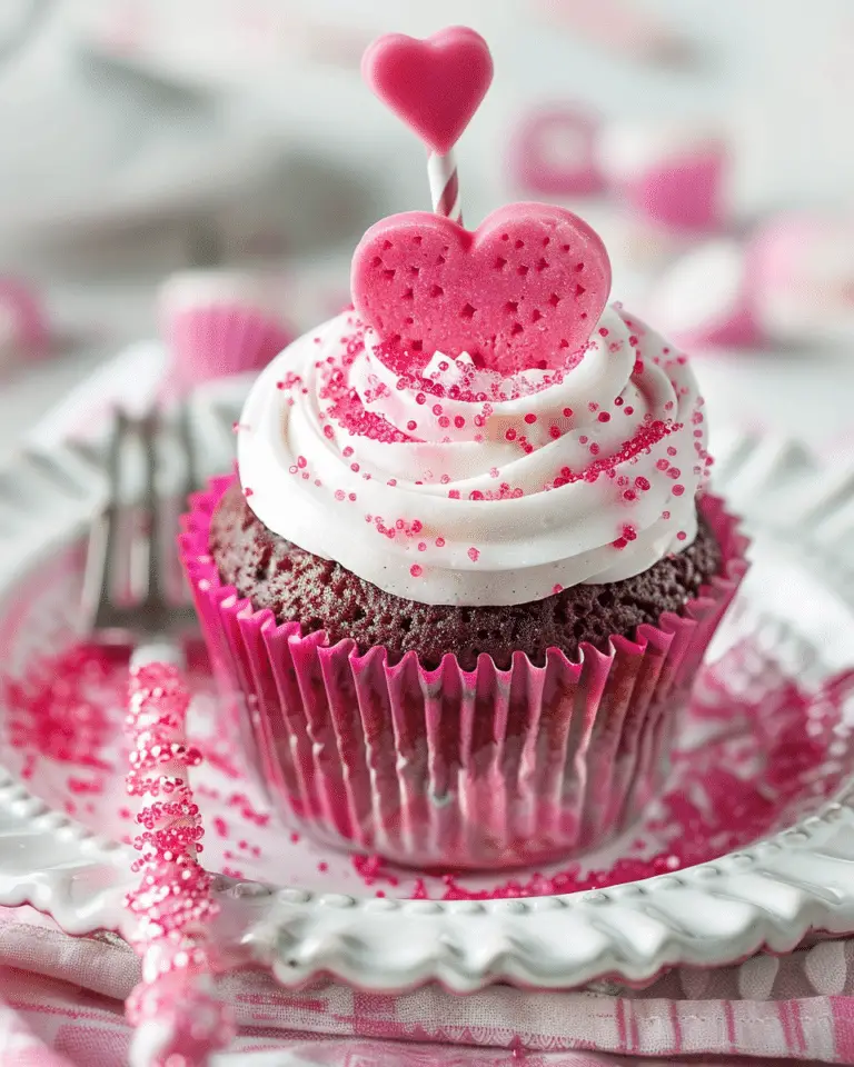 Cupid’s Arrow Cupcakes