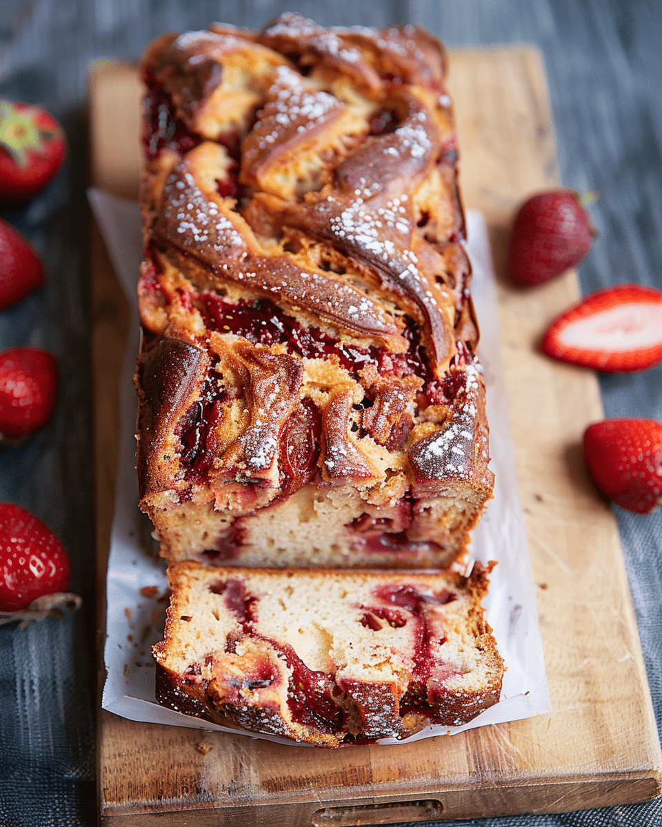 Strawberry Swirl Loaf