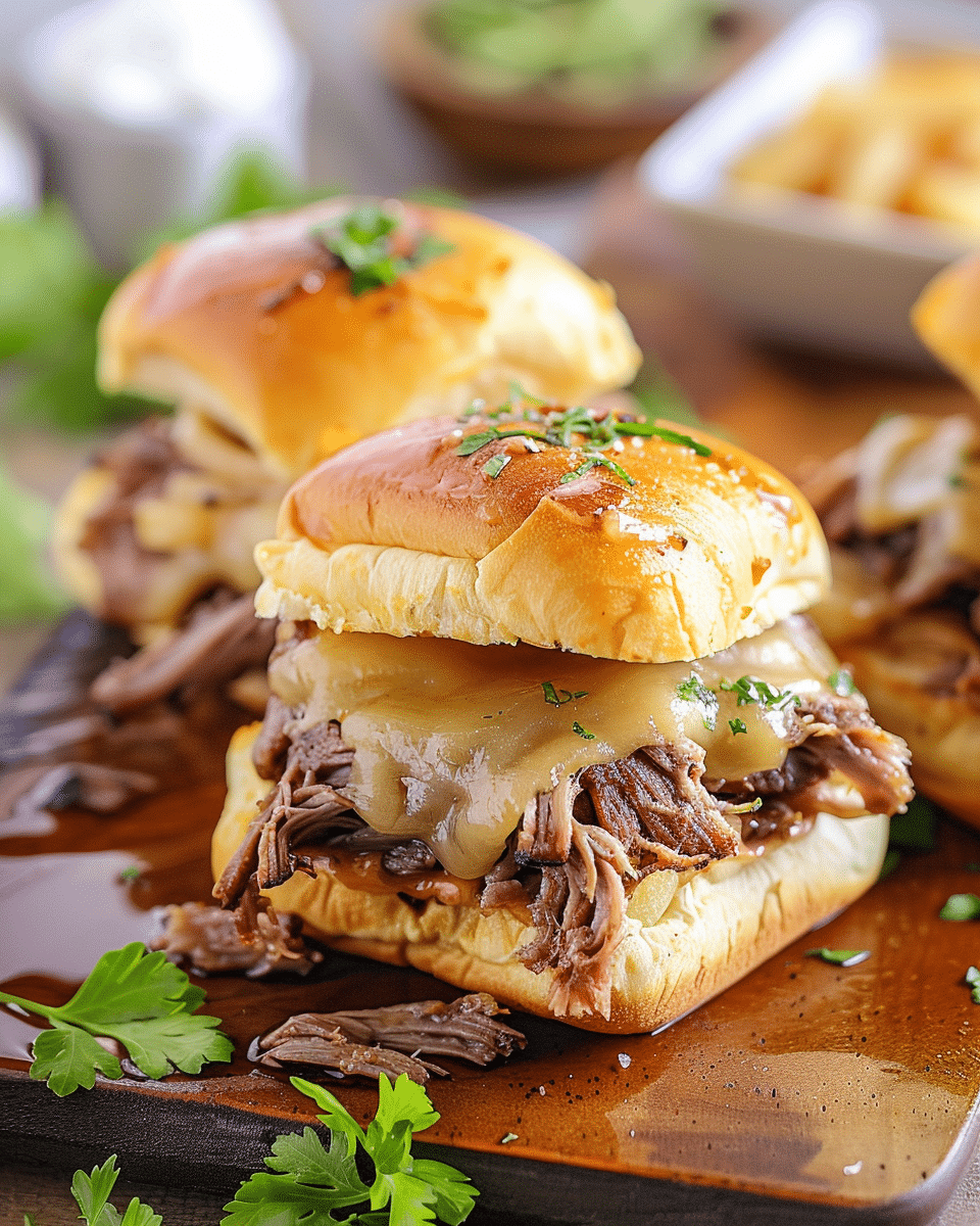 Easy French Dip Sliders
