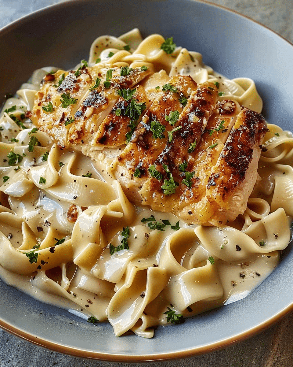 Chicken with Buttered Noodles