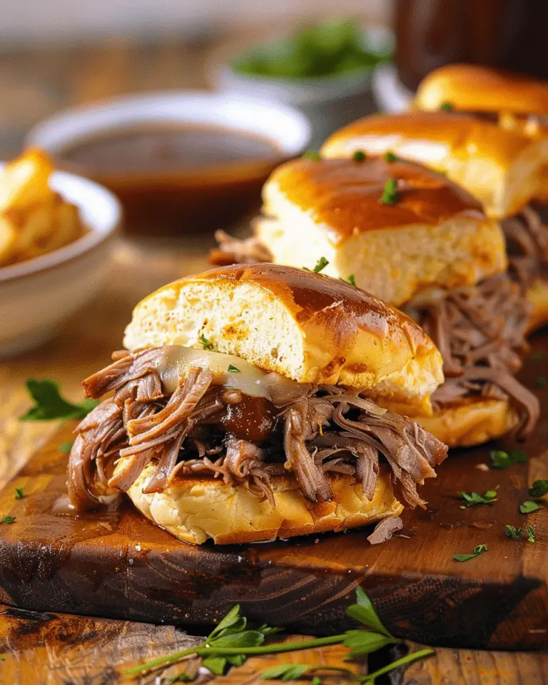 Easy French Dip Sliders