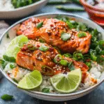 Healthy Sweet Chili Salmon Bowl Recipe
