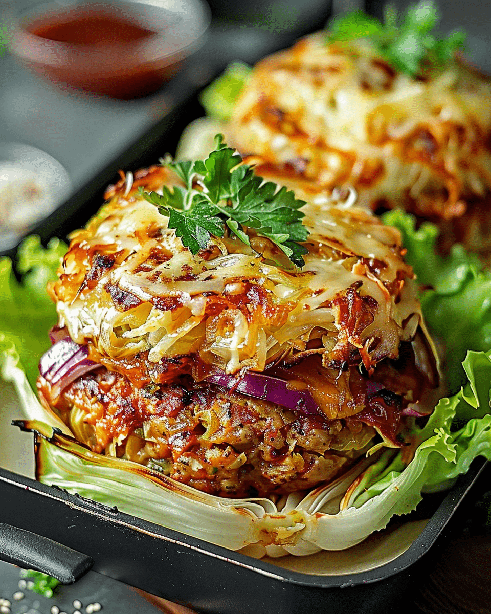 Oven-Baked Cabbage Burgers: A Healthy Twist On Classic Flavor