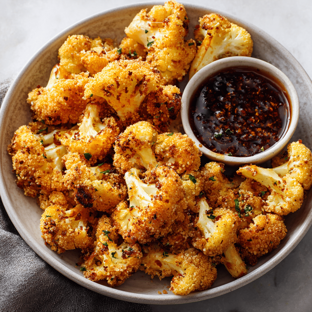Keto Air-Fried Crispy Cauliflower