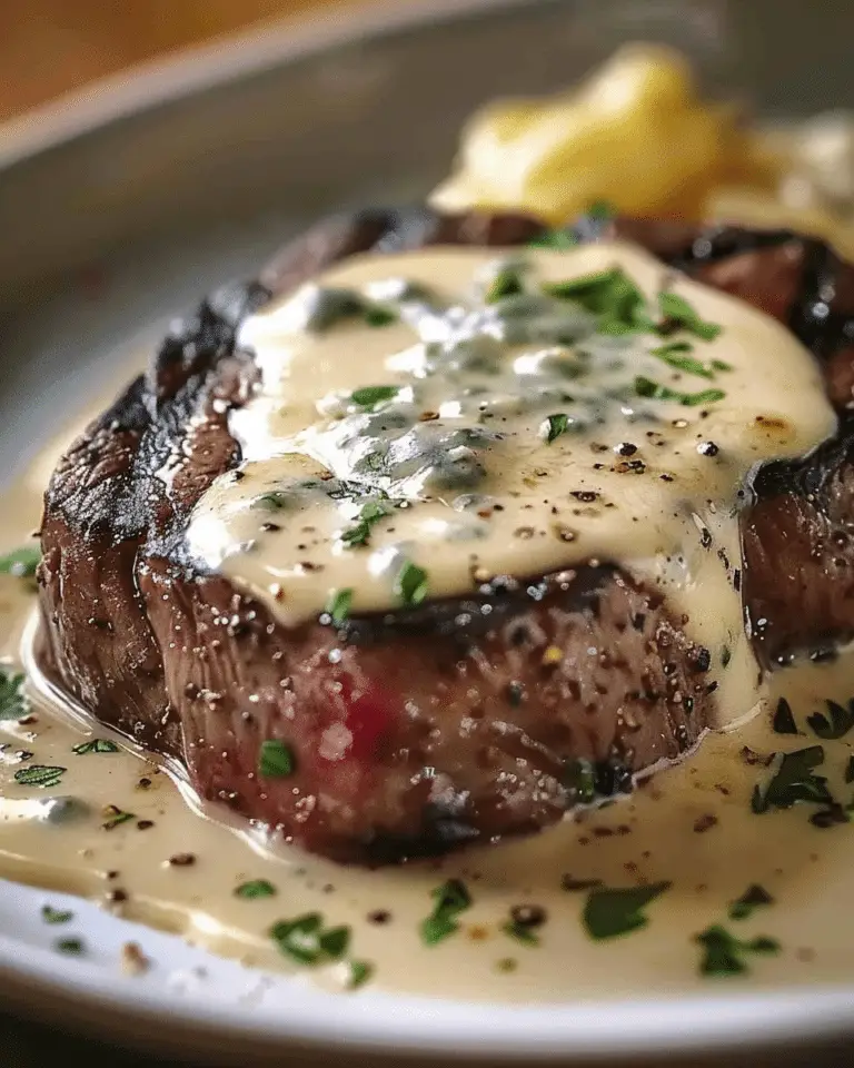 Ruth’s Chris–Style Creamy Gorgonzola Steak Sauce
