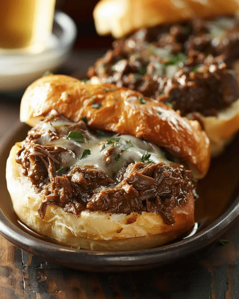 4-Ingredient Slow Cooker Championship Beef Dip