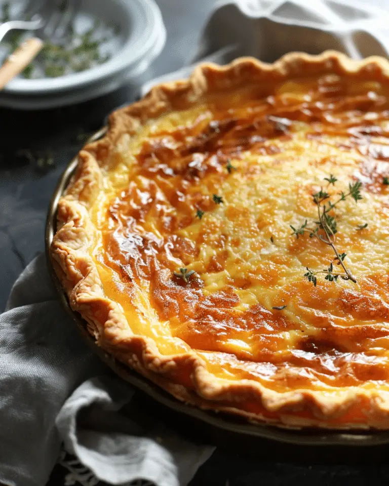 Three Cheese Quiche