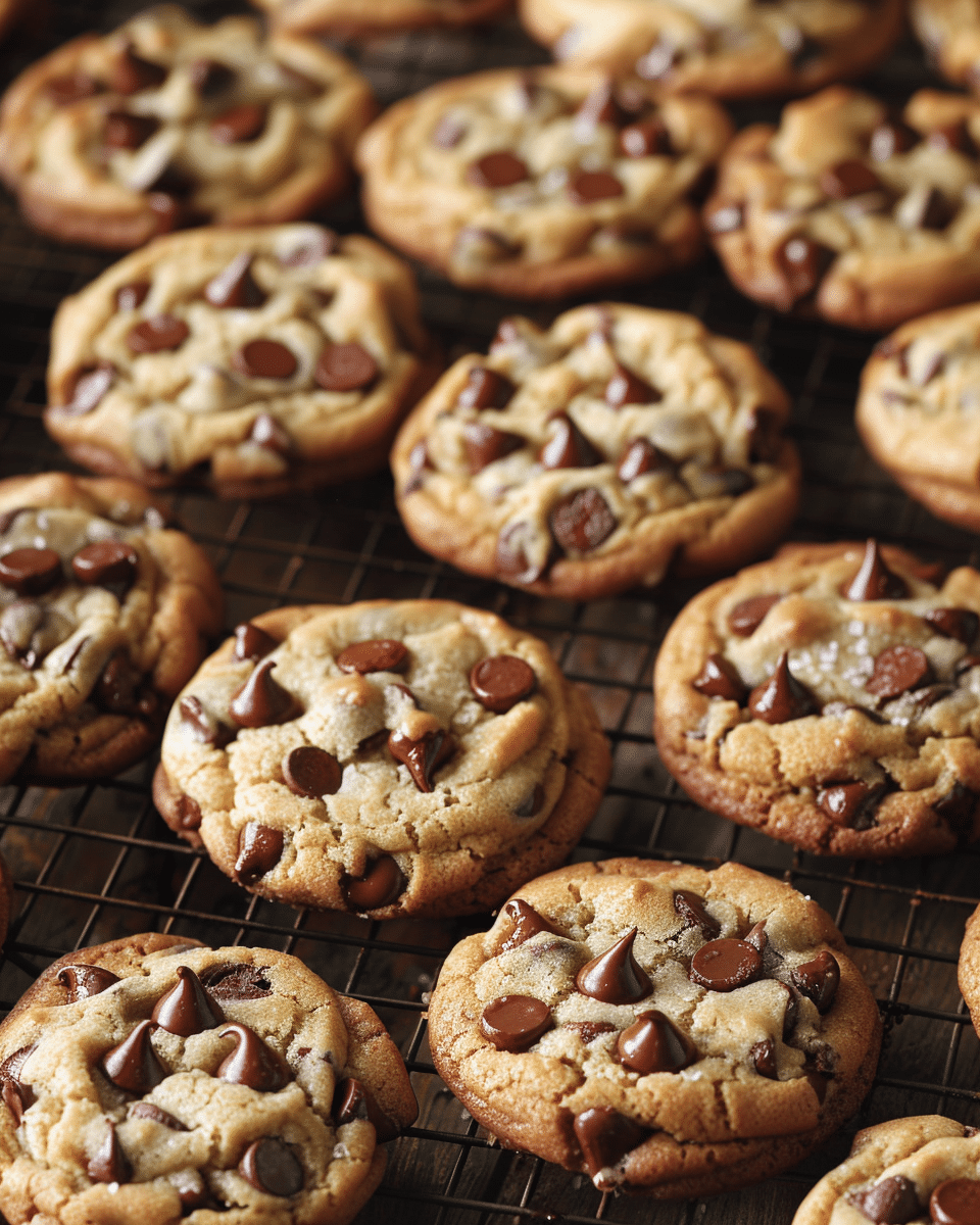 Chocolate Chip Turtle Pudding Cookies