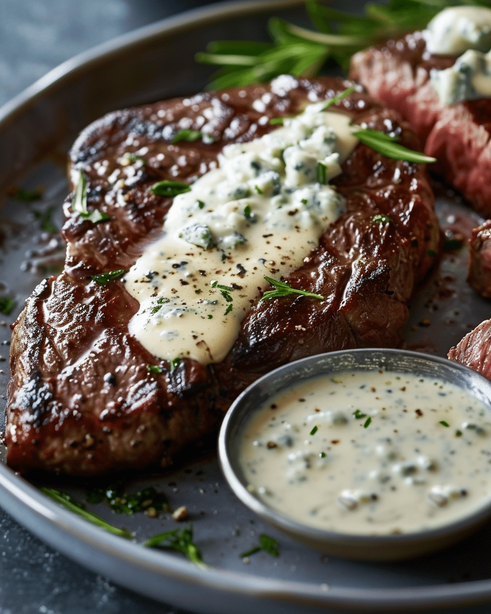 Ruth’s Chris–Style Creamy Gorgonzola Steak Sauce