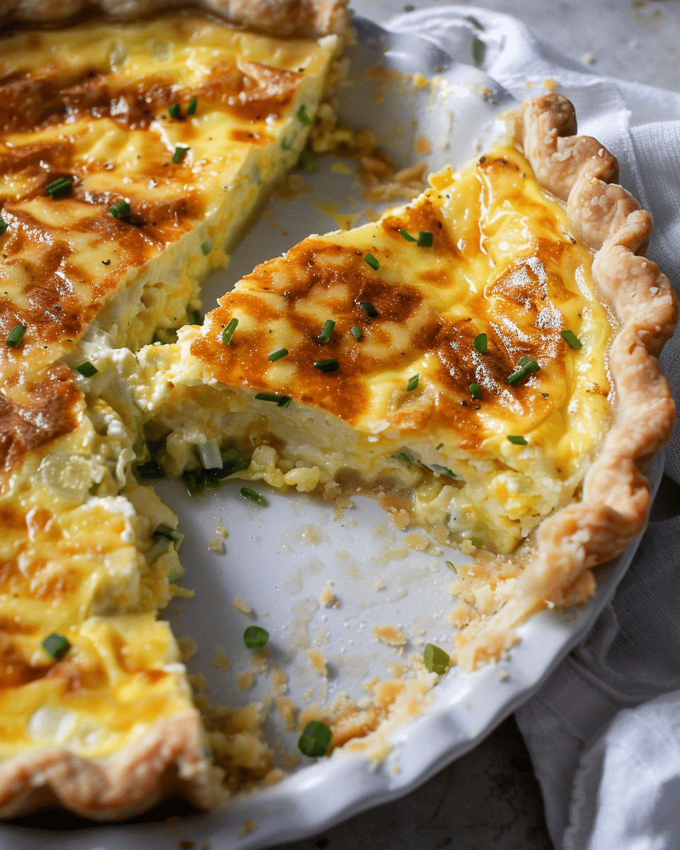 Three Cheese Quiche
