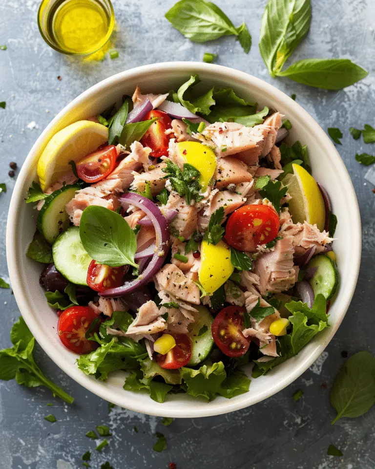 Mediterranean Tuna Salad Recipe