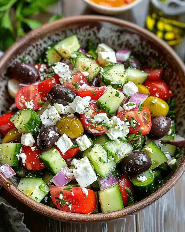 The Perfect Greek Salad Recipe