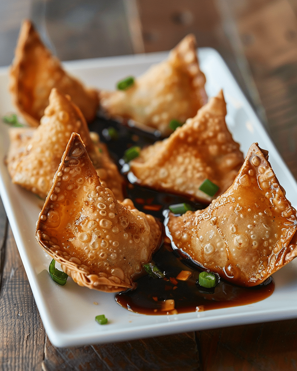 Chile Relleno Wontons with Jalapeño Soy Sauce