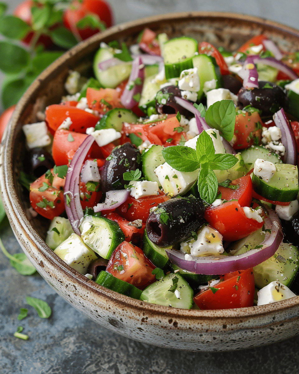 The Perfect Greek Salad Recipe