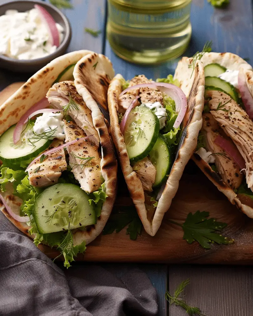 Stuffed Chicken Pita Bread