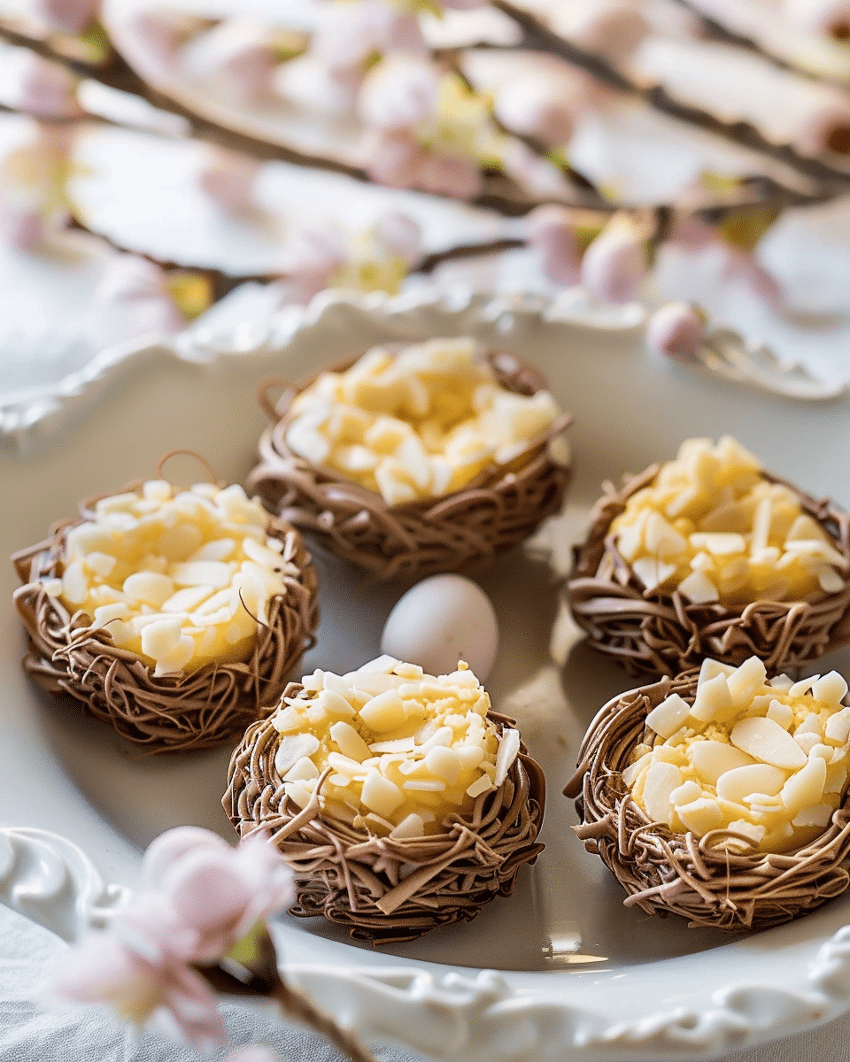 No-Bake Chocolate Bird Nests