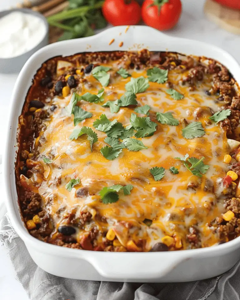 Beef Enchilada Casserole