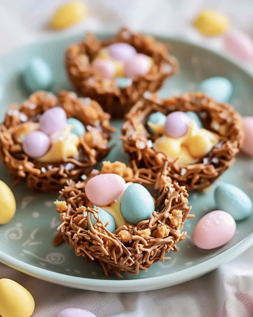 No-Bake Chocolate Bird Nests