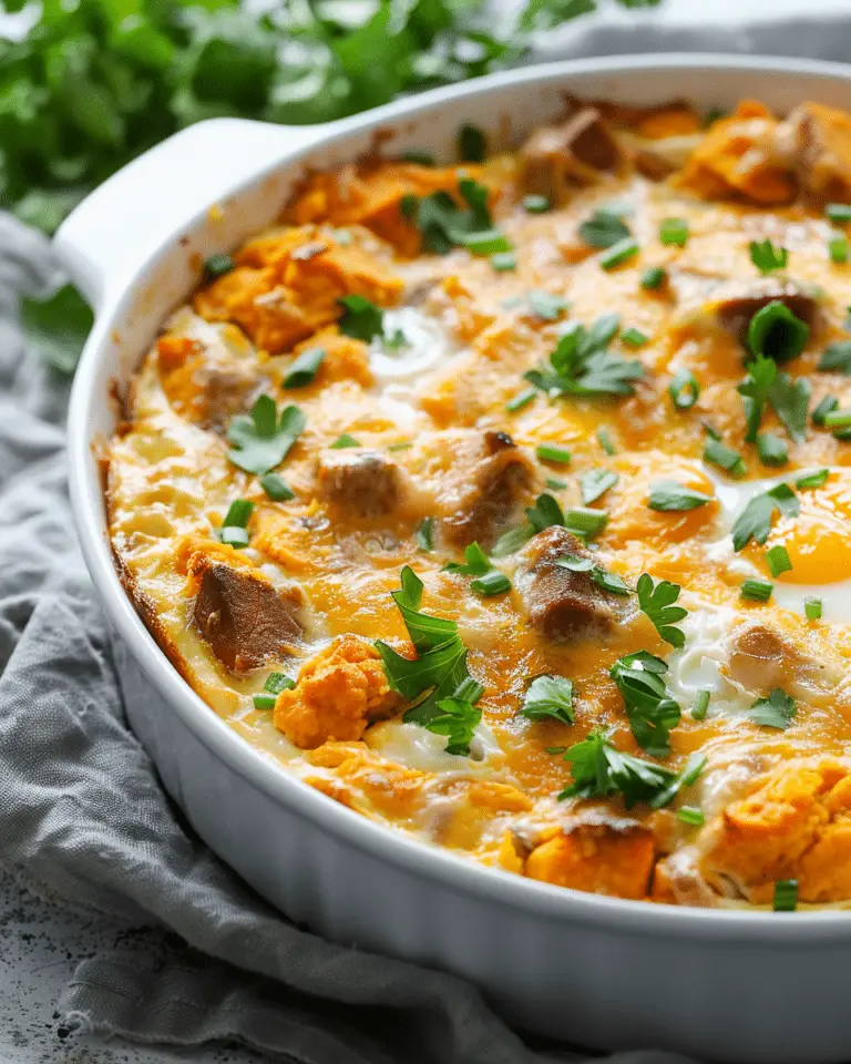 Easy Sweet Potato Egg Casserole