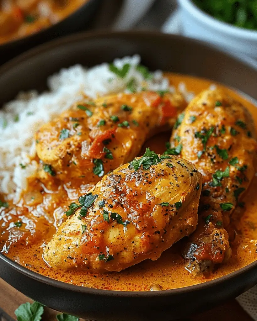 Hungarian Chicken Paprikash Delight