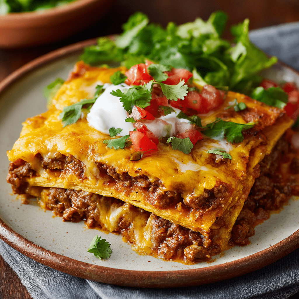 Beef Enchilada Casserole