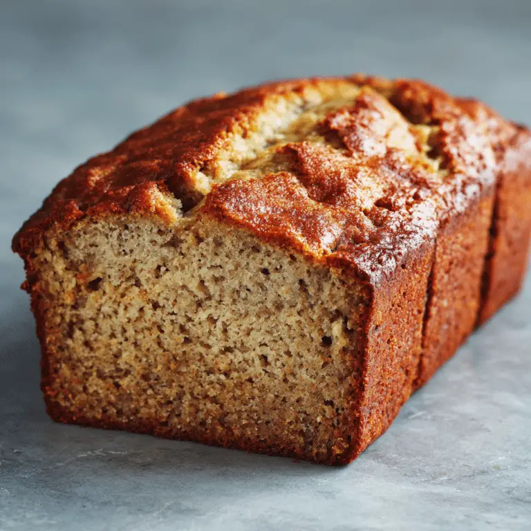 Gluten-Free Banana Bread (Low-Calorie, High Protein)