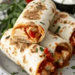 Air Fryer Chicken & Mozzarella Wraps
