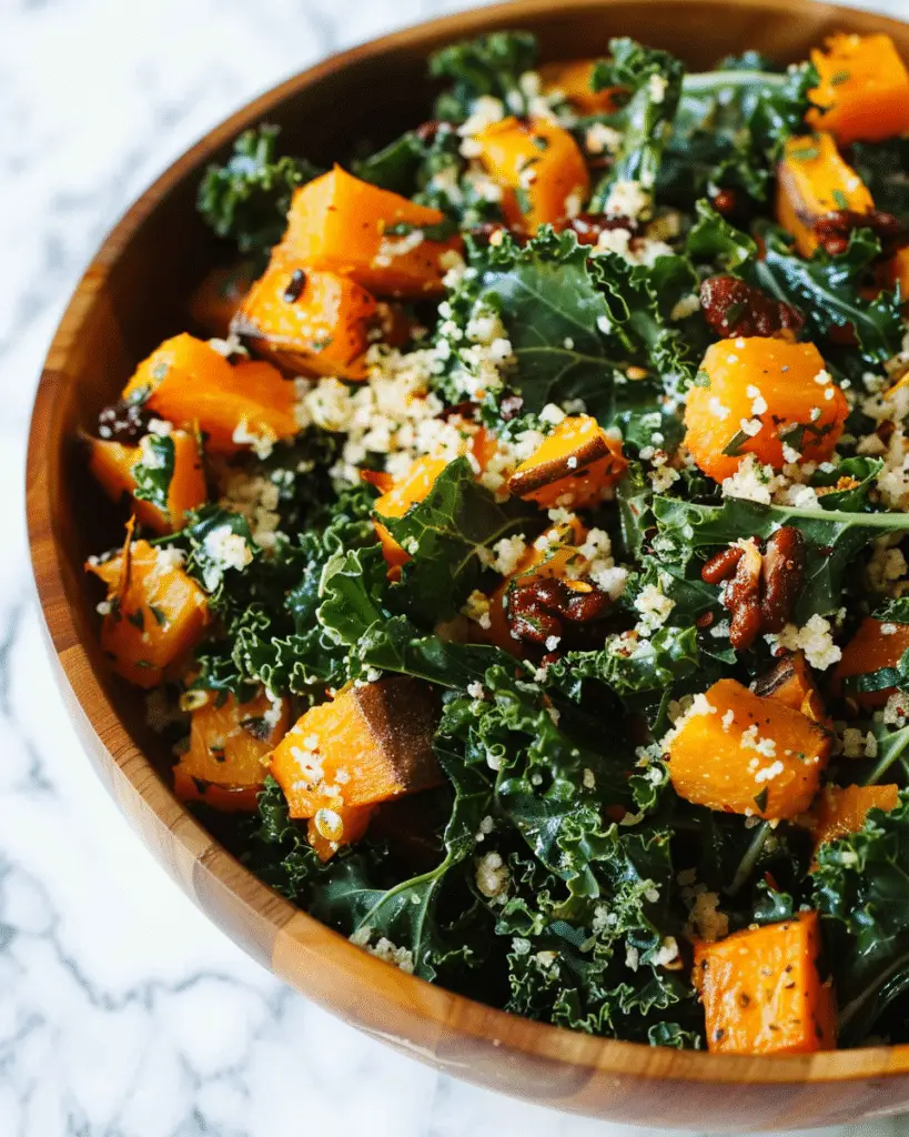 Butternut Squash Kale Salad