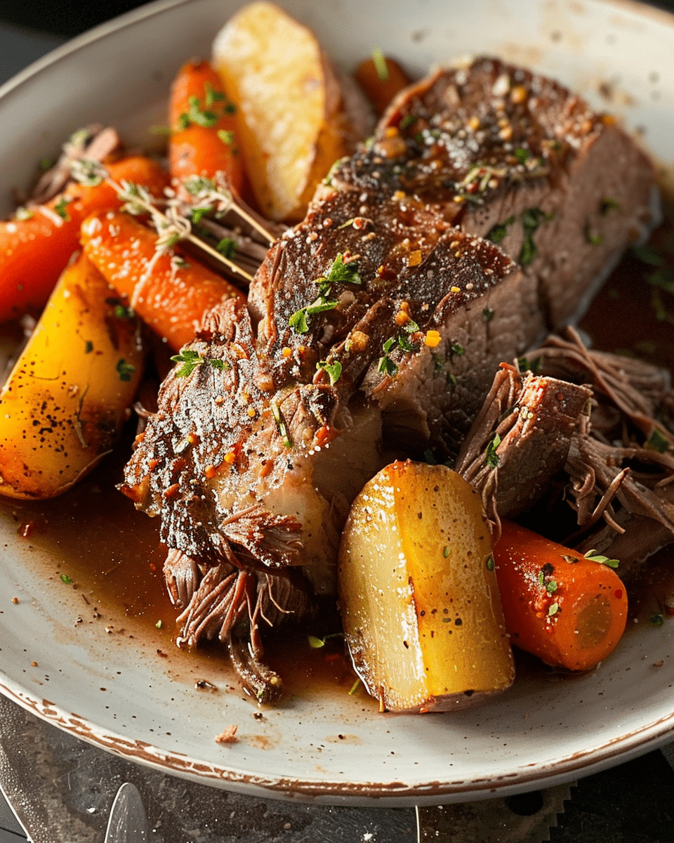 Crockpot 5-Ingredient Pot Roast