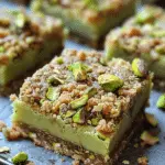 Pistachio Dream Cookie Bars