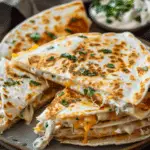 High-Protein Chicken Ranch Quesadilla : Crispy, Creamy & Low-Carb
