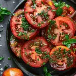 Marinated tomatoes