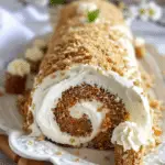 Easter Carrot Cake Roll