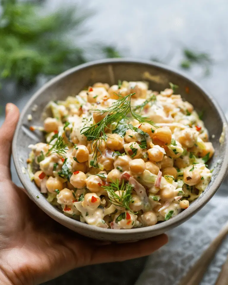 Chickpea & Cucumber Salad With Creamy Yogurt Dressing