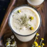 Banana chamomile tea smoothie