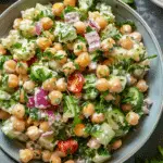 Chickpea & Cucumber Salad With Creamy Yogurt Dressing