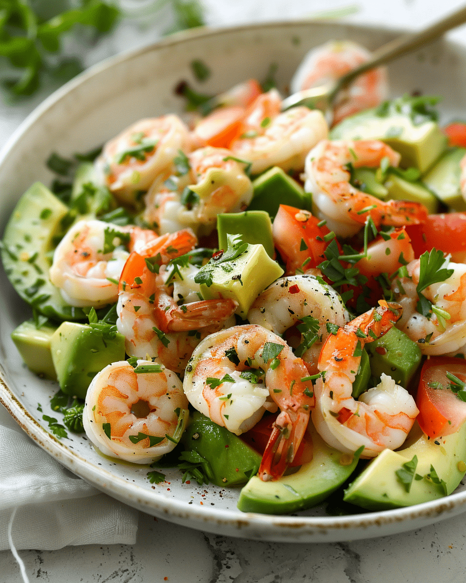 Creamy Shrimp And Avocado Salad