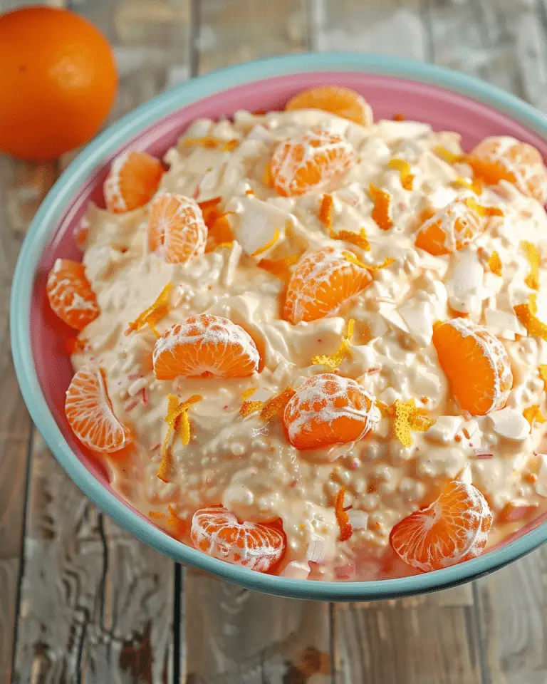 Easy Orange Creamsicle Salad