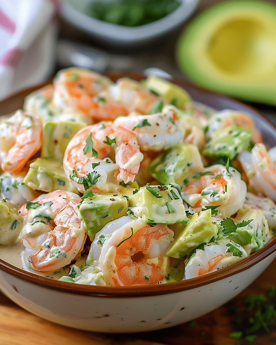Creamy Shrimp And Avocado Salad