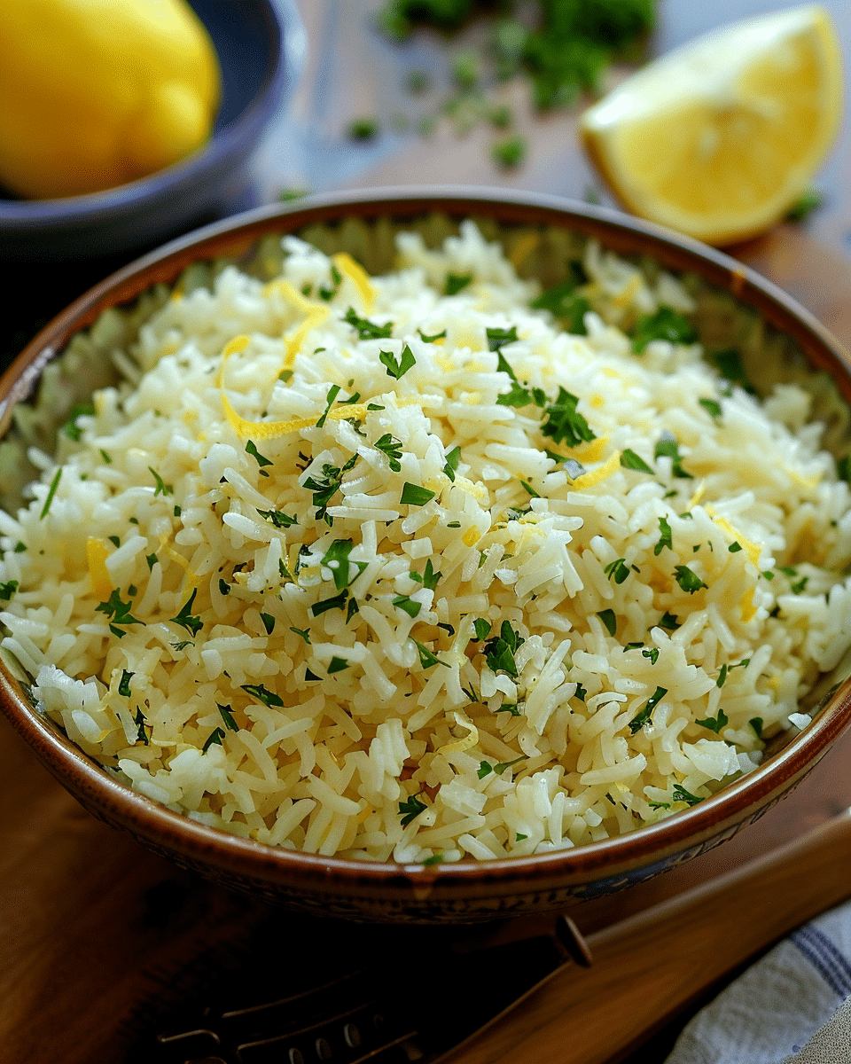 Flavorful Greek Lemon Rice