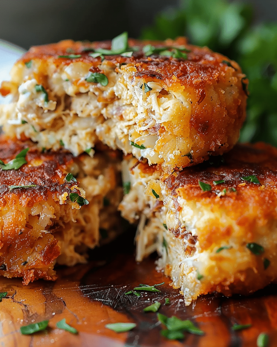 Crispy & Cheesy Tuna Melt Patties