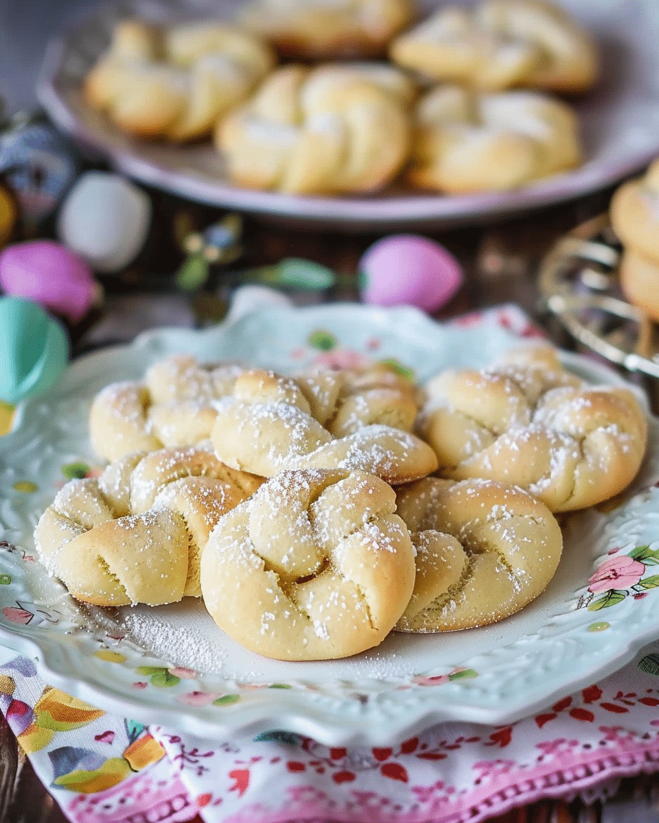 Easter Knot Cookies