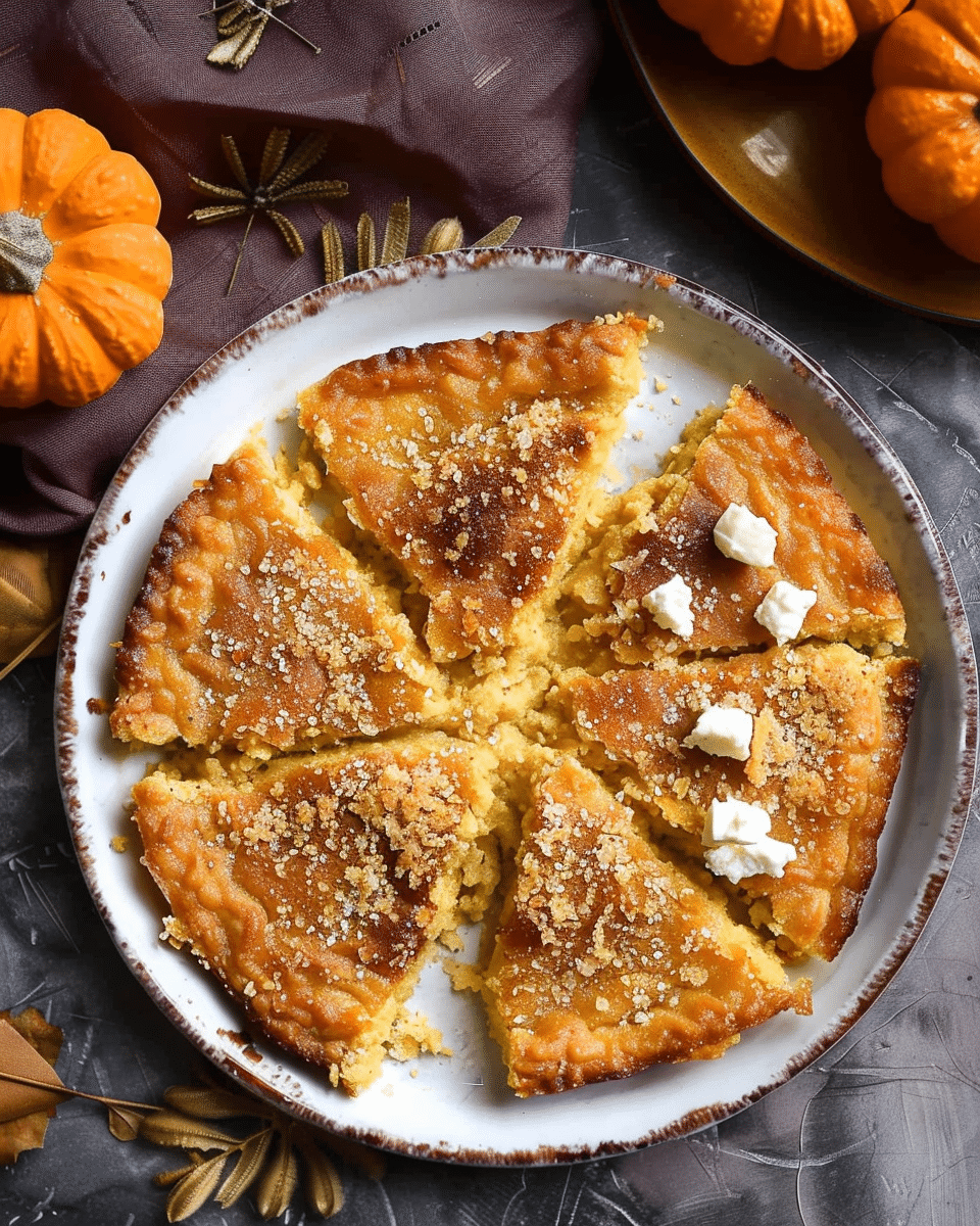 Crustless Pumpkin Pie With Feta