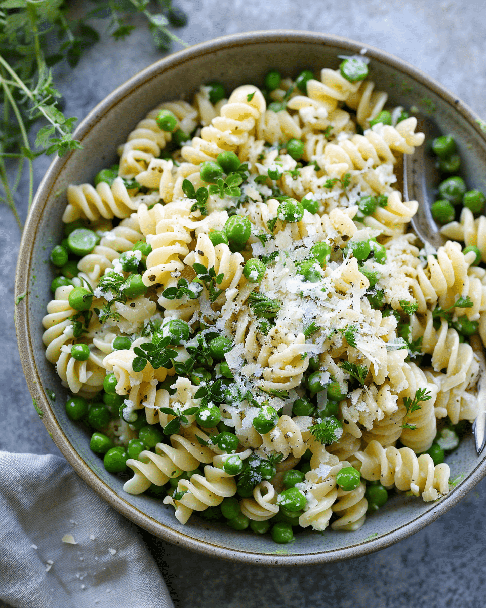Pasta Salad With Peas