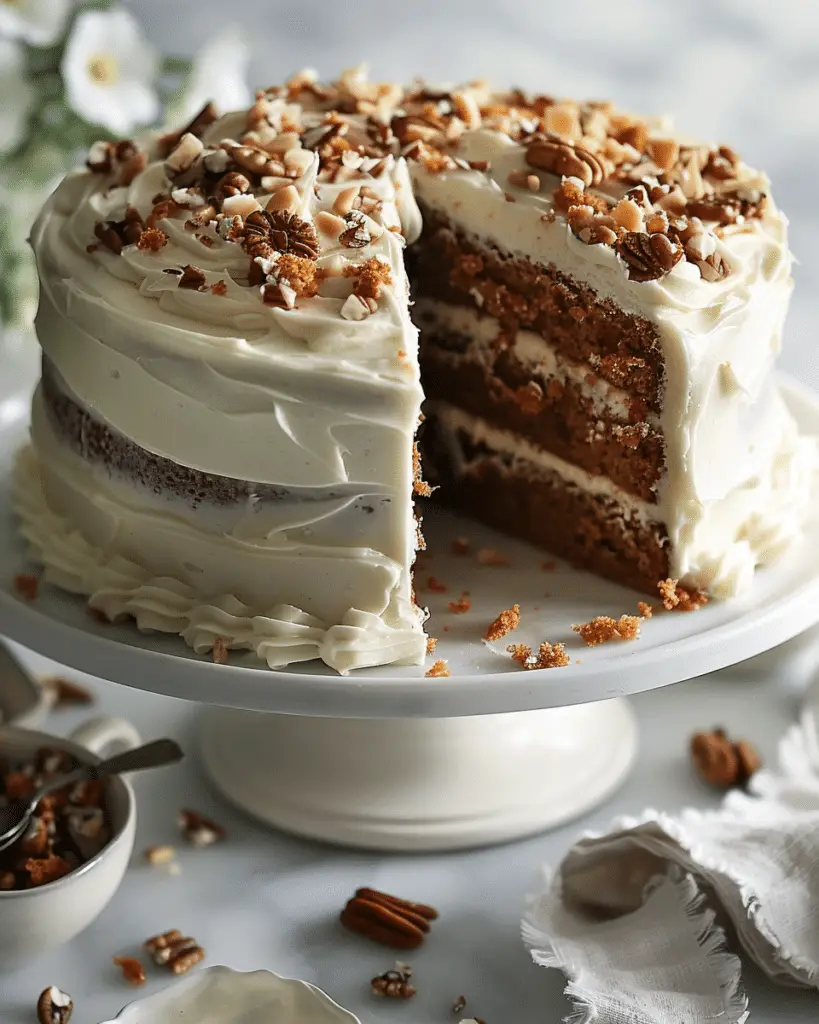 Carrot Cake With Cream Cheese Frosting