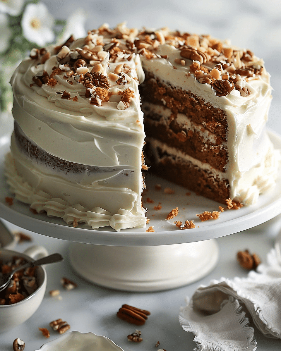 Carrot Cake With Cream Cheese Frosting